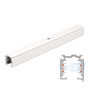 Nordic Global Trac Pulse rail triphasé Dali apparent blanc